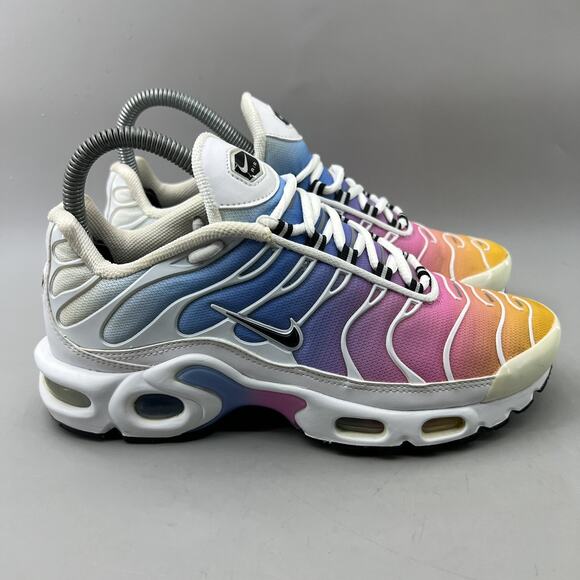 Nike Air Max Plus TN Running Sneakers Women Size 6.5 Multicolor Comfort Shoes - Picture 1 of 10